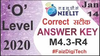 O Level Answer Key Introduction to ICT Rescources 14 Jan 2020 | ICT Paper |  Faiz DigiTech