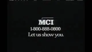 MCI telecommunications commercial 1989