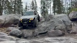Two Neighbors, one trail. SlickRock Ca. Best beginners rock crawling. Picking the right lines.