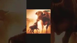 Brave Calf Saves His Mom 😭 | #ai #shorts&rdquo;#trending #rescue