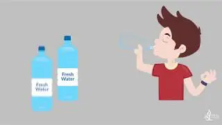 Water saving campain (simple animation)