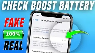 How To Check iPhone Battery Boosted Or Not | How To Know iPhone Battery Boosted Or Not |