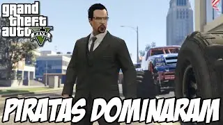 GTA V - PIRATAS DOMINARAM Caminhão MONSTRO x SNIPERS, ÉPICO DEMAIS