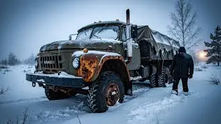 ASMR Truck Restoration: Full Rebuild of KrAZ-214 (1957 Soviet Military Truck)