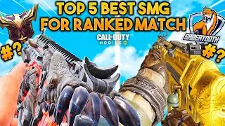 Top 5 Ranked SMG's For Ranked Matches #rabkedmatchtipsandtricks #smgamer #smg #codmmeta