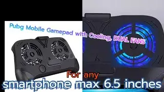 JKS-001 | PUBG Mobile Phone Gamepad with dual cooling fans that supports up to 6.5 in Phones