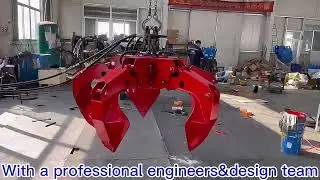 Hot Sale Rotating Polyp Grabs, Hydraulic Polyp Grapple for Scrap