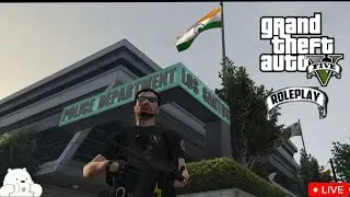 Shifted to Die Hard Roleplay after prodigy RP India got shutdown | Day 1 as PD Officer in GTA V RP