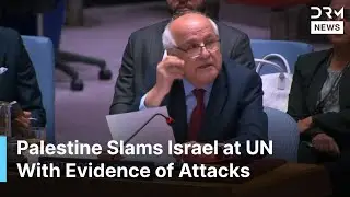 Palestine Slams Israel at UN With Evidence of Civilian Attacks in Gaza | Urges Global Action | AC15