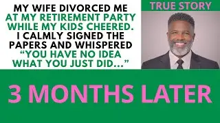 My Wife Served Divorce Papers At My Retirement Party While My Kids Clapped. NOW They Begged Me Back.