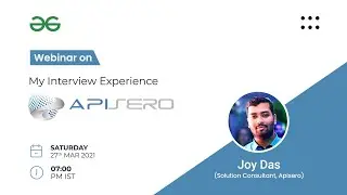 Webinar | My Interview Experience at Apisero
