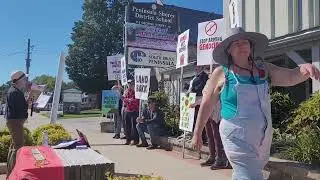 Wiarton Draw the Line Day of Action. 20th September 2025
