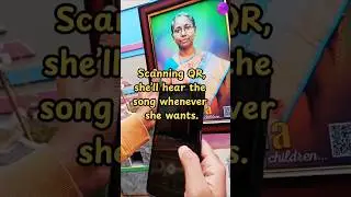 Custom Photo Frame with QR Code Song | Mom&rsquo;s Birthday Gift #shorts