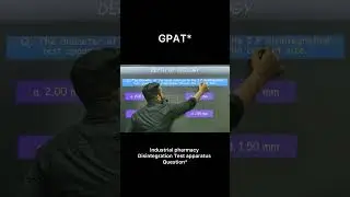 Disintegration test apparatus | Diameter of mesh aperture | Industrial pharmacy #gpat
