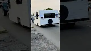 Camper Pulling Ford Ranger Backward Drive By Woodward 2025 Michigan