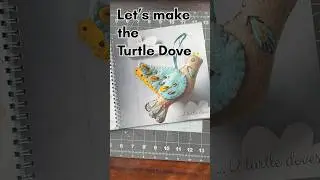 How to Create an IMPRESSIVE Turtle Dove felt ornament