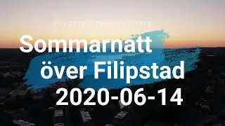 Sommarnatt över Filipstad
