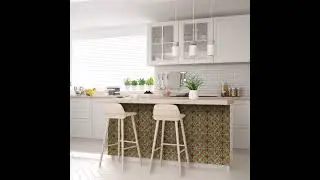 kitchen tile stickers waterproof Kitchen Waterproof Oilproof Marble Wallpaper #kitchen
