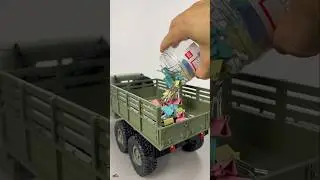 Realistic 6x6 WPL B16 Truck RC #rc #rccars #rccrawler #offroad #wpl #remotecontrol #shorts