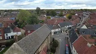 Wymondham town up in the sky #drone 