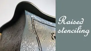 Simple steps to raised stenciling - Rescoli by Carlo