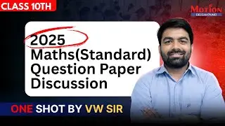 Class 10 Maths – CBSE 2025 PYP & PYQ Discussion | One shot with VW Sir