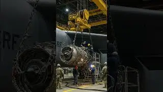 Precision engineering: repairing a colossal #shorts #aerospace #engineeringlife #trendingnow #jet