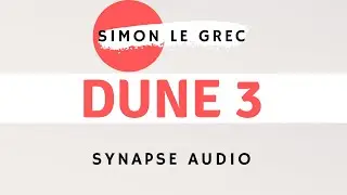 Synapse Audio Dune 3 | dthree | Elemental Soundbank