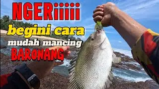 MANCING BARONANG dengan cara GARONG || STRIKE dengan gampang