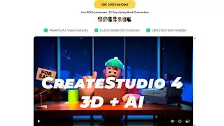 3D анимация для ВСЕХ? | Обзор CreateStudio 4: простой видеомонтаж, AI и 3D персонажи без лимита