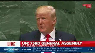 Trump hace reír a la Asamblea Nacional de la ONU