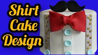 Shirt cake | Gentleman shirt cake | Shirt cake design | Shirt Cake without fondant #trending #shorts