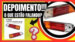 Par Lanterna Traseira Caminh&atilde;o Mb 1113 1618 1620 Mercedes Esquerdo E Direito, Review 2026