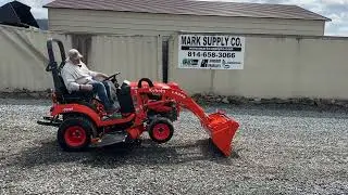 2021 Kubota BX2380 Sub Compact Tractor Loader Belly Mower Only 84 Hours For Sale Like New For Sale