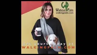 NEW! Dog + Cat Sling Carrier by Walking Palm