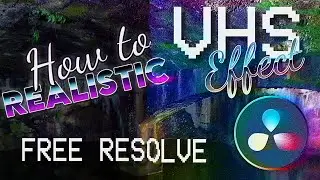 HOW to make a ACCURATE REALISTIC VHS Effect in DAVINCI Resolve FREE
