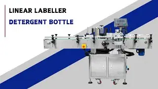 LINEAR LABELING MACHINE&nbsp;- Horizontal Bottle Labeling I Bespacker Machinery