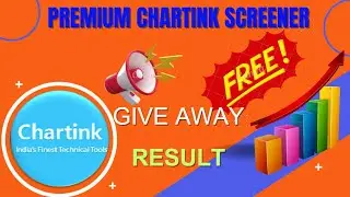 Result Announced Free||Self Trading || Premium Screeners || Give Away Chartink
