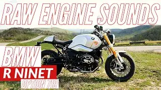 RAW Engine Sounds : 2021 BMW R nineT Option 719 + Akrapovic Exhaust Soundcheck