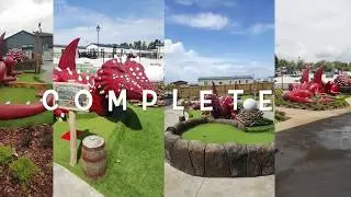 Dragon Mini Golf, 18-hole Outdoor Adventure Golf Course at Fontygary Leisure Park, Glamorgan, Wales