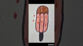 easy drawing of ice-cream 🍦 🍨 #drawing #artisticchannel #short #viralshort #viralvideo #viralfeed