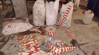 SOT LB Nagar Team Raided One Gutkha Manufacturing unit at New Baba Nagar in the limits of Balapur PS