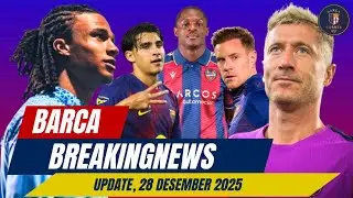 🔵🔴UPDATE BARCA TERBARU! Barca Incar Bek City, Calon Suksesor Lewy &  Amankan Bintang La Masia! 🔵🔴