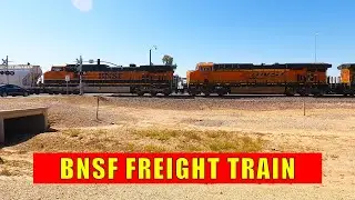 BNSF Freight Train Featuring an H1