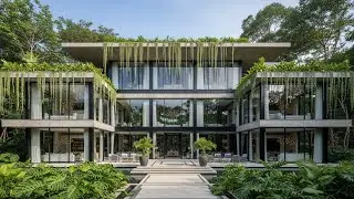 Inside a Luxury Jungle Villa: Modern Tropical House Tour with Cascading Vines & Infinity Pool