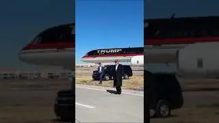 The World Strongest Man in the World. President Trump Air force One