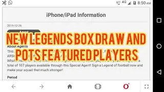 What's Coming Today? New Legends Pack and POTS | PES2020 Mobile