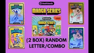BREAK #10286 2 BOX 2025 VeeFriends Superstickers Manga Series Sticker Box RANDOM LETTERCOMBO #2