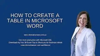 How to Create a Table in Microsoft Word [Step-by-Step Guide]