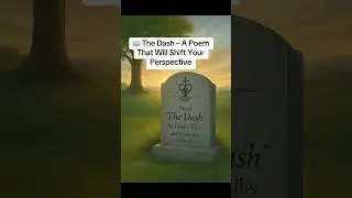 📖 The Dash &ndash; A Poem That Will Shift Your Perspective